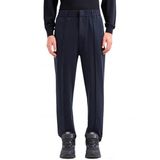 Erkek Beli Lastikli Rahat Kesim Bol Paça Lacivert Pantolon EM000045 AF10061-UB118