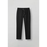 Erkek Beli Lastikli Tecno Kumaş Slim Fit Pantolon Siyah - 36
