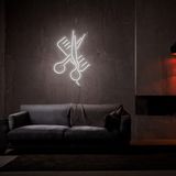 Erkek Berber Neon LED Duvar Yazısı Dekoratif Duvar Aydinlatmasi Gece Lambası