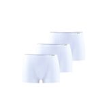 Erkek Beyaz 3'Lü Paket Pamuklu Boxer - BS9670v