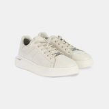 Erkek Beyaz DesaComfort Kalın Tabanlı Deri Sneaker
