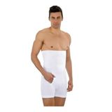 Erkek Beyaz Dikişsiz Yüksek Bel Toparlayıcı Duble Boxer Bel Korse, XL, B1005MI-19804IGP27187038
