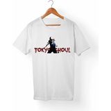 Erkek Beyaz Tokyo Ghoul Tişört