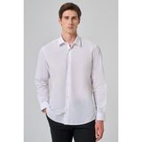 Erkek Beyaz Trend Regular Fit Gömlek - 2XL