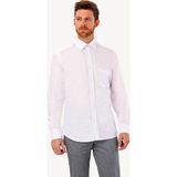 Erkek Beyaz Uzun Kol Klasik Oxford Gömlek - 3XL