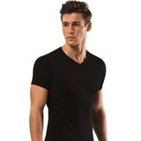 Erkek Beyaz V Yaka Kısa Kollu Bambu T-Shirt Atlet (Beyaz / 2XL)