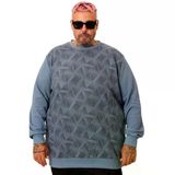 Erkek Bisiklet Sweatshirt Selanik 25819 Mavi