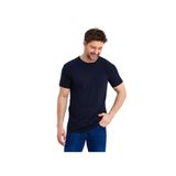 Erkek Bisiklet Yaka Basic Tişört (LACİVERT, XL)
