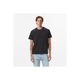 Erkek Bisiklet Yaka Kısa Kol Slim Fit Ck Yaz Desen Siyah T-Shirt LV04RC824G-UB1