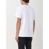 Erkek Bisiklet Yaka Kısa Kol Versace Yazı ve Desenli Beyaz T-Shirt 78GAHC05CJ01C-G03 - XL