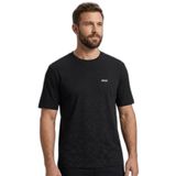 Erkek Bisiklet Yaka Logo Baskılı Pamuklu Kısa Kollu Lacivert Polo Yaka T-Shirt 50566856-402