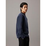 Erkek Bisiklet Yaka Pamuklu Normal Kesim Mavi Sweatshirt K10K113570-PPK