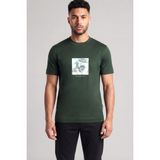 Erkek Bisiklet Yaka Regular Fit Kısa Kol Pamuk Karışım Yeşil T-Shirt EM005272 AF10017-U7263