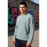 Erkek Bisiklet Yaka Standart Kol Uzun Kollu%100 Pamuk Sweatshirt Fonksiyonel Dayanıklı Şık