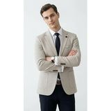 Erkek Blazer Ceket - Siyah Kırçıllı Slim Fit - Torba Cepli Çift Yırtmaçlı Dokulu Premium Spor Şık Tasarım (54)