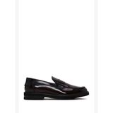 Erkek Bordo Deri Casual Loafer WM820013DA