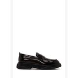 Erkek Bordo Kalın Tabanlı Deri Loafer WM730006DA