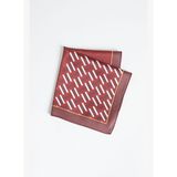Erkek Bordo-Kırmızı Desenli Mendil
