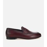 Erkek Bordo Klasik Deri Loafer