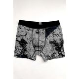 Erkek Bordo Likralı Elastan Spor Boxer