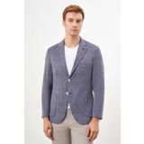 Erkek Bordo Örme Slim Fit Torba Cep Mono Yaka Spor Ceket