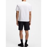 Erkek Boss Baskı Desen Kısa Kol Bisiklet Yaka Normal Kesim Beyaz T-Shirt 50559363-100 - 3XL
