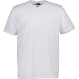 Erkek Boss Yazılı Kısa Kollu Bisiklet Yaka Beyaz T-Shirt 50537836-100 - 3XL