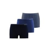 Erkek Boxer Shorty 3'lü Paket 9670 - Siyah-antra Melanj-antrasit 9670Renk954