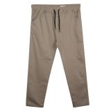 Erkek Büyük Beden 100 Kilo-180 Kilo Arası İçin Uygun Bağcıklı Gabardin Pantolon (BEJ, 6XL)