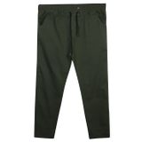 Erkek Büyük Beden 100 Kilo-180 Kilo Arası İçin Uygun Bağcıklı Gabardin Pantolon (HAKİ YEŞİL, 4XL)