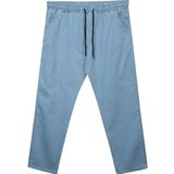 Erkek Büyük Beden 100 Kilo-180 Kilo Arası İçin Uygun Bağcıklı Likralı Boru Paça Kot Pantolon (AÇIK MAVİ, 4XL)