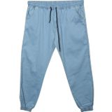 Erkek Büyük Beden 100 Kilo-180 Kilo Arası İçin Uygun Likralı Jogger Kot Pantolon (AÇIK MAVİ, 8XL)