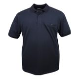 Erkek Büyük Beden 115-155 Kilo Arası Uygun Bedenli Likralı Pike Polo Yaka Cepli Tişört (LACİVERT, 3XL)