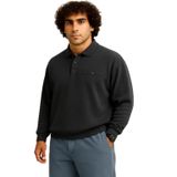Erkek Büyük Beden 122 Kilo - 158 Kilo Arası İçin Uygun Geniş Kalıp Polo Yaka Selanik Kazak (ANTRASİT, 6XL)