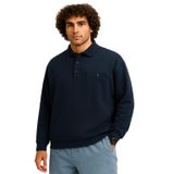 Erkek Büyük Beden 122 Kilo - 158 Kilo Arası İçin Uygun Geniş Kalıp Polo Yaka Selanik Kazak (LACİVERT, 3XL)