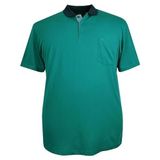 Erkek Büyük Beden Battal Boy 110-120 Kilo Arası İçin Uygun Polo Yaka Cepli Tişört (AÇIK YEŞİL, 4XL)