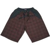 Erkek Büyük Beden Battal Boy 110 Kilo - 132 Kilo Arası İçin Uygun Şort (Bordo - Siyah, 2XL(58))