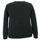 Erkek Büyük Beden Battal Boy 110 Kilo İçin Uygun V Yaka Triko Kazak (SİYAH, 3XL)