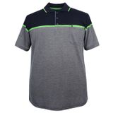 Erkek Büyük Beden Battal Boy 120-130 Kilo Arası İçin Uygun Panolu Pike Polo Yaka Cepli Tişört (GRİ, 3XL)