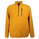 Erkek Büyük Beden Battal Boy Yarım Fermuarlı Polar Sweat (KIRMIZI, 3XL)