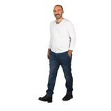 Erkek Büyük Beden Fleto Cep Kot Pantolon 3JA/5889 Koyu Mavi 40-34