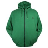 Erkek Büyük Beden Kapşonlu Sweatshirt 3 İplik Yeşil