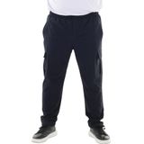 Erkek Büyük Beden Kargo Cepli Likralı Paraşüt Kumaş Pantolon/Eşofman Alt (LACİVERT, 7XL)