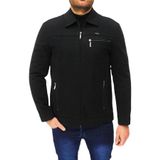 Erkek Büyük Beden Kaşe Mont 9050 BGL-ST01628 SİYAH 4XL