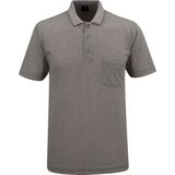 Erkek Büyük Beden Polo Yaka Cepli Klasik Kalıp Tişört - 5113BAT - Vizon - 3XL
