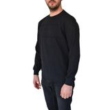 Erkek Büyük Beden Sıfır Yaka Sweatshirt 2245-BTL BGL-ST02357 SİYAH 4XL