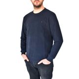 Erkek Büyük Beden Sıfır Yaka Sweatshirt 2268-BTL BGL-ST02355 LACİVERT 4XL