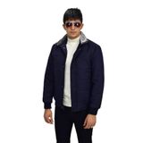 Erkek Büyük Beden Spor Peluş Yaka Mont M3096 BGL-ST03243 LACİVERT 6XL