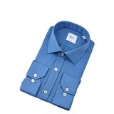 Erkek Büyük Beden Uzun Kol Gömlek 3717 BGL-ST04386 İNDİGO 5XL