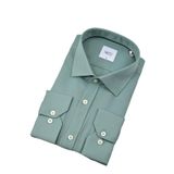Erkek Büyük Beden Uzun Kol Gömlek 3717 BGL-ST04386 YEŞİL 5XL